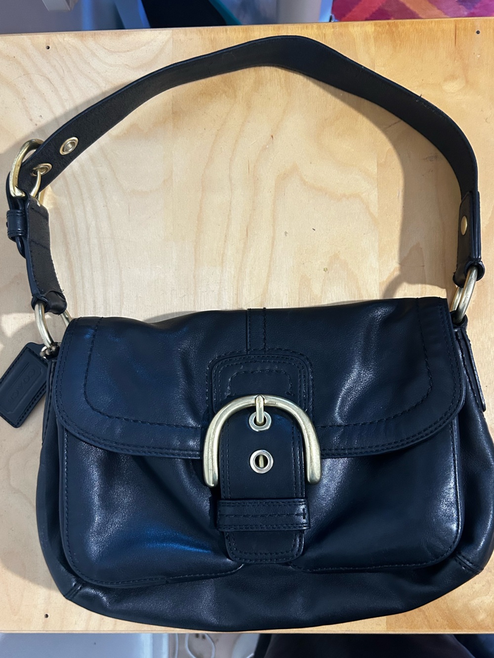 Coach Soho leather shoulder bag